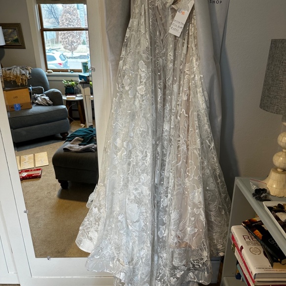 Brand New Rish Bridal Carolina Flowy Wedding Skirt size 6 - Picture 10 of 14